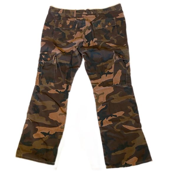 Bass Pro Creative Tailoring Mens 44 X 33  Camouflage Vtg Outdoor Pants Hunting - Picture 5 of 7